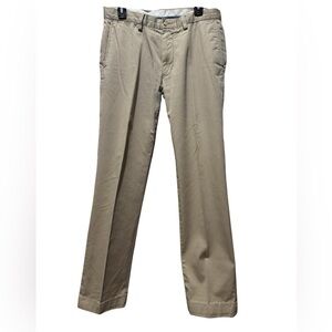 POLO BY RALPH LAUREN Vintage Men's Khaki Chinos Size 33/32 Y2K Classic Preppy